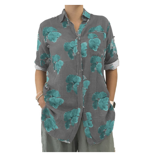 CAMISA FLOWERS