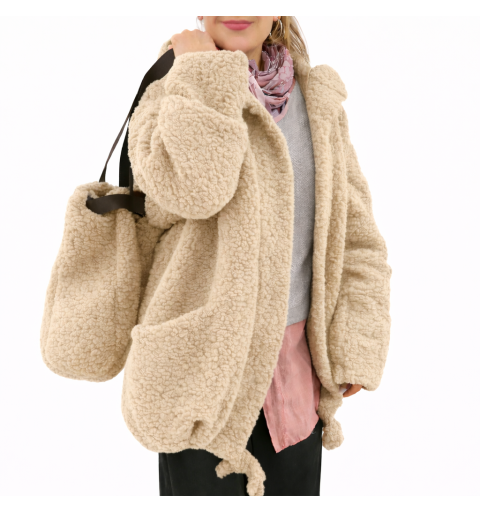 ABRIGO BORREGO BOTONES