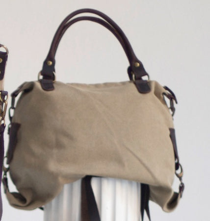 BOLSO PLIEGUE LATERAL LONA