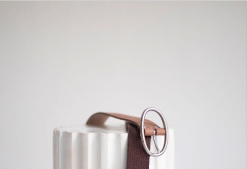 CINTURON PIEL HEBILLA REDONDA