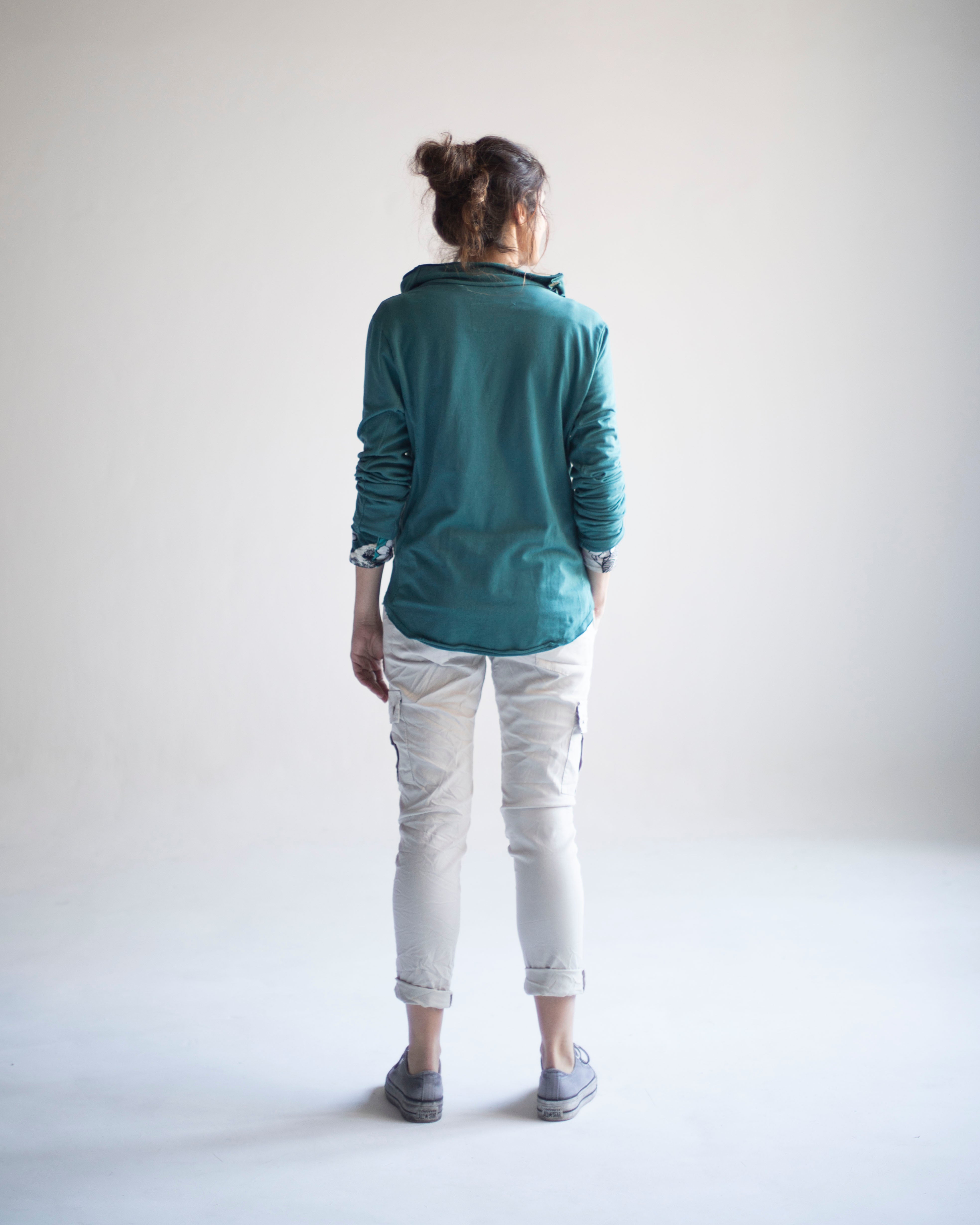 RIA CHAQUETA CREM DIAGONAL FLP L