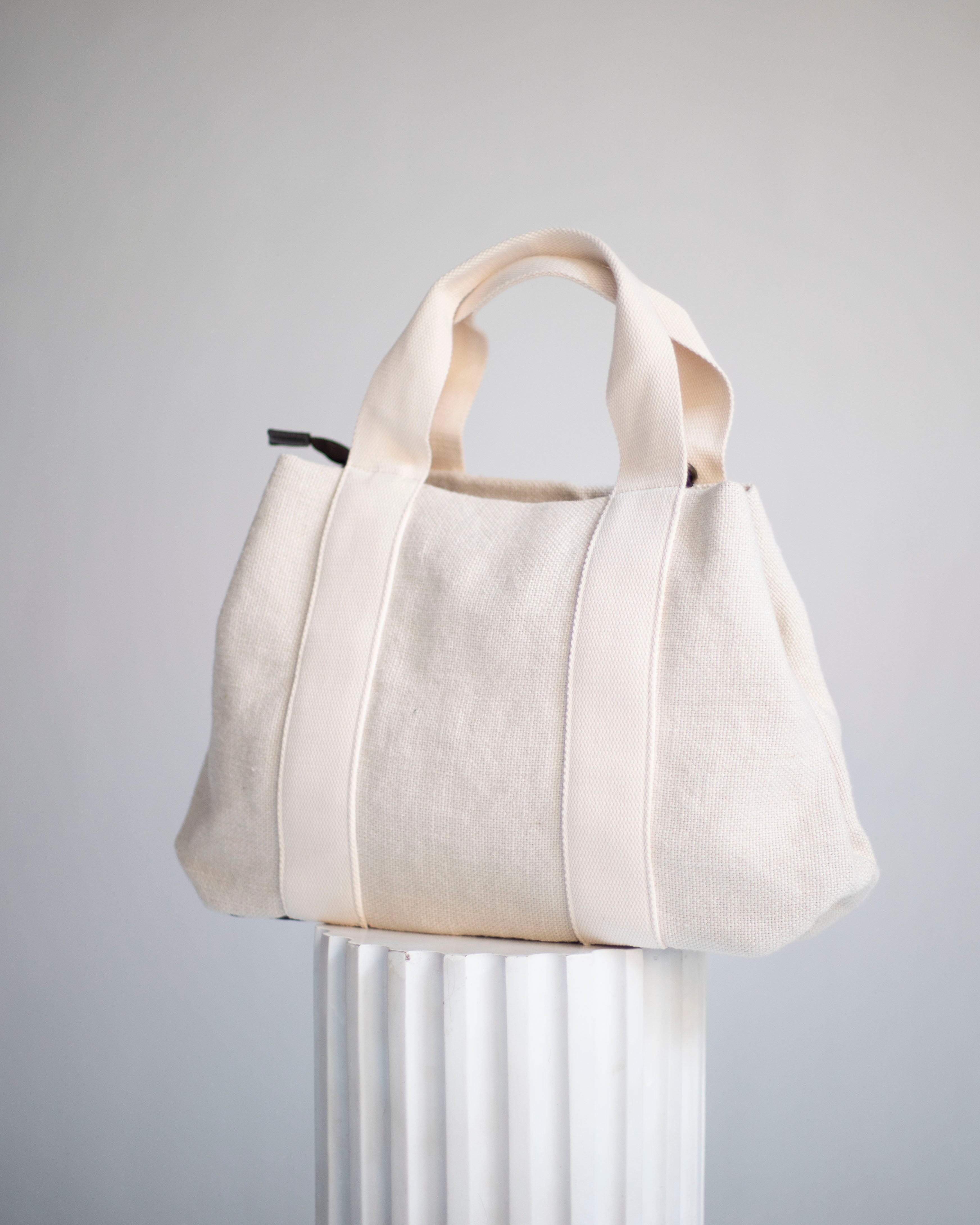 BOLSO RECTANGULO LINO CUERO