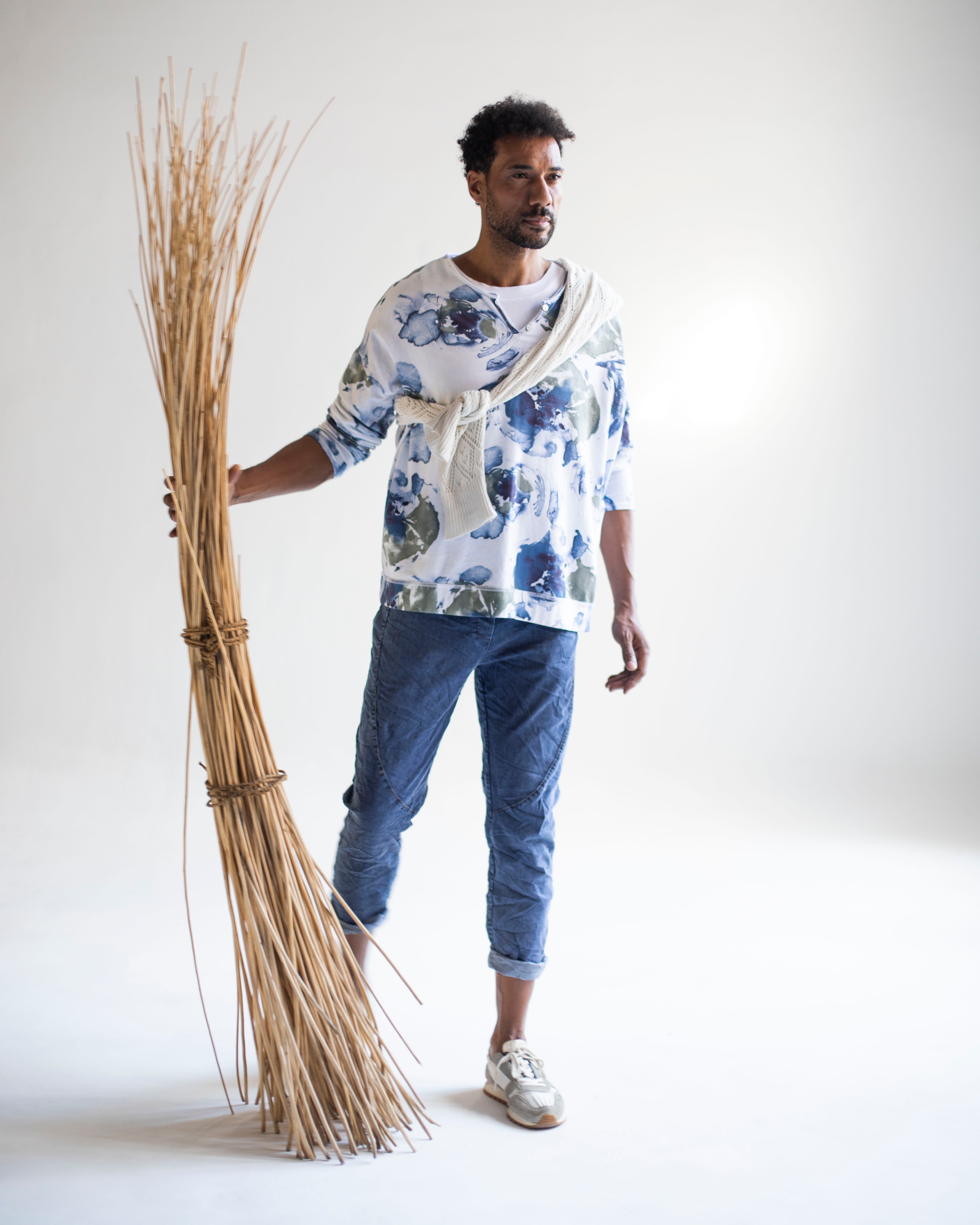 COB CAMISETA C/BOTON ABSTR FLW